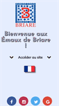 Mobile Screenshot of emauxdebriare.com